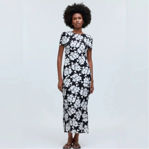 Madewell Floral Midi Dress - Picture 1 of 12
